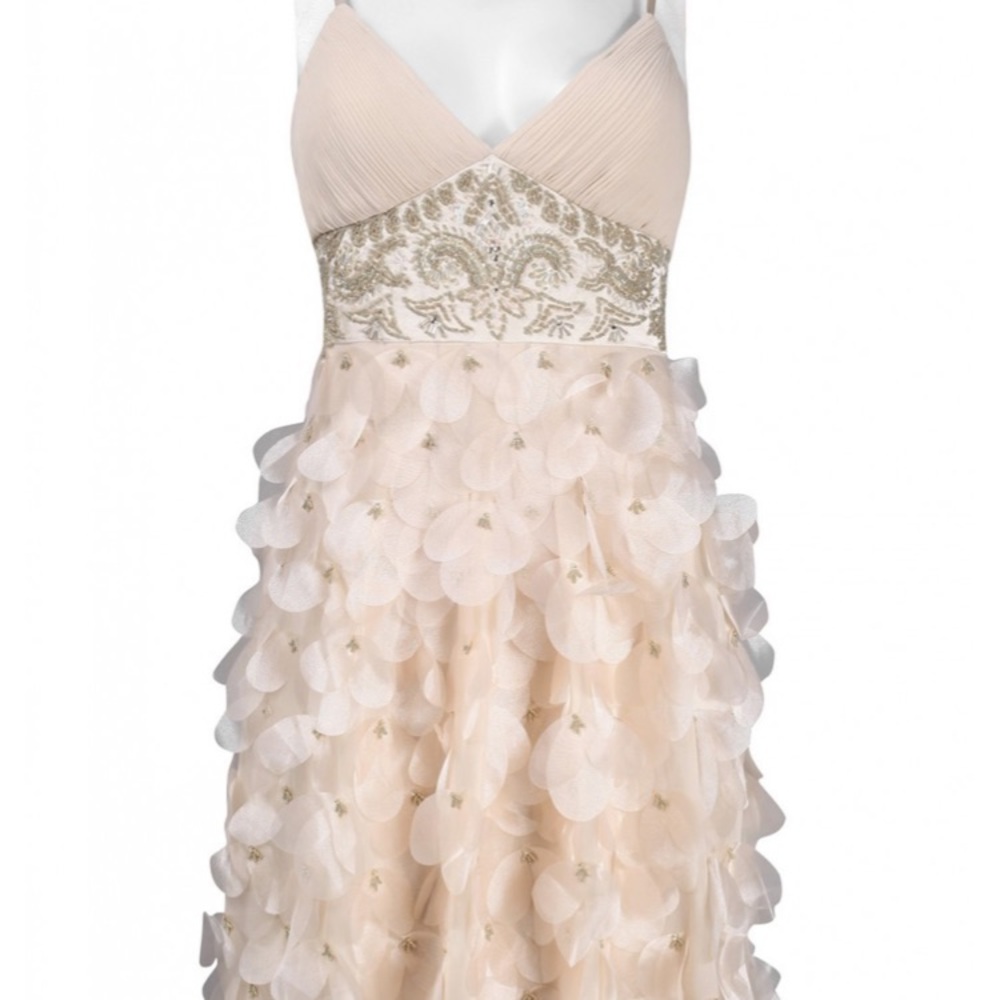 Sue Wong Embellished Petal Dress